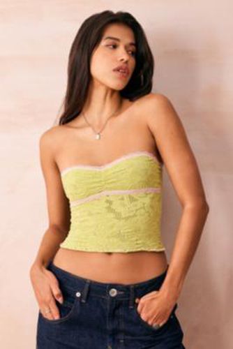 Haut bandeau texturé à encolure en caur Aaliyah en Green taille: Medium/Large - Out From Under - Modalova