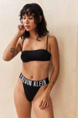 Power Micro String Taille Haute en Noir taille: Medium - Calvin Klein - Modalova