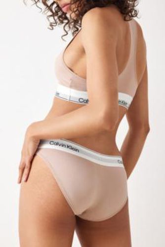Calvin Klein - Culotte bikini beige - Calvin Klein - Modalova