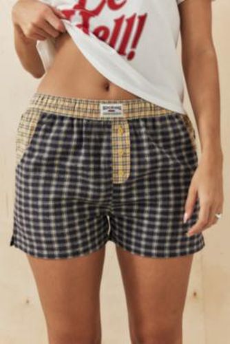 Shorts boxer à carreaux brossés en taille: Small - BDG - Modalova