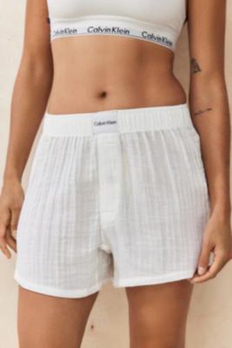 Boxer texturé en Blanc taille: Small - Calvin Klein - Modalova