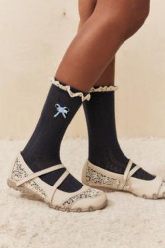 Chaussettes Pointelle Out From Under en Gris - Urban Outfitters - Modalova
