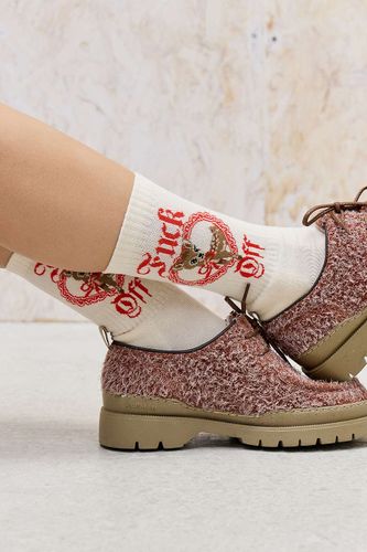 Chaussettes F*ck Off Deer en taille: TAILLE UNIQUE - Out From Under - Modalova