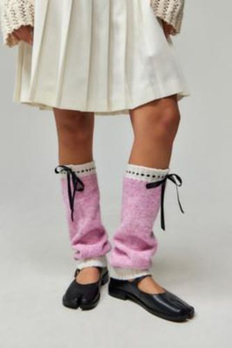 Jambières roses en peluche avec naud en taille: TAILLE UNIQUE - Out From Under - Modalova