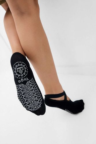 Chaussettes de Pilates découpées antidérapantes en taille: TAILLE UNIQUE - Out From Under - Modalova