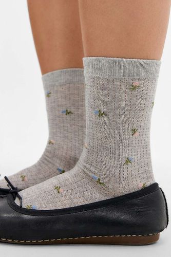 Chaussettes à broderie florale en taille: TAILLE UNIQUE - Out From Under - Modalova