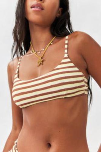 Haut de bikini rayé Grace en Marron taille: XS - Out From Under - Modalova