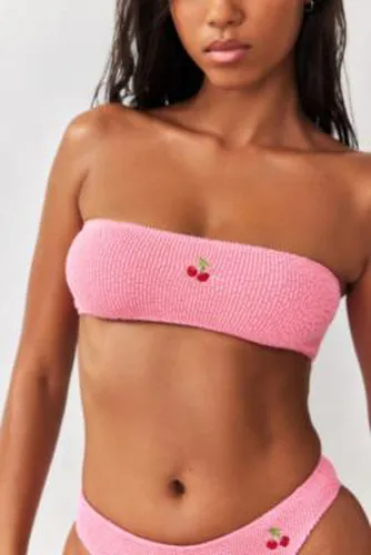 UO - Haut de bikini bandeau sans coutures par en Rose taille: Small - Urban Outfitters - Modalova