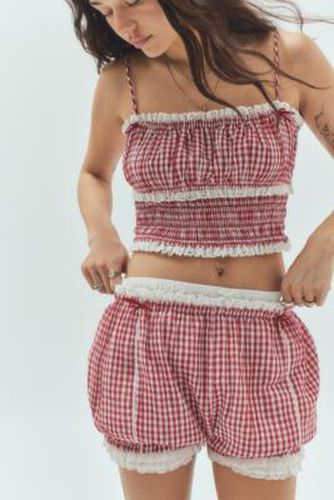 Shorts Mimi Gingham en Rouge taille: XS - Out From Under - Modalova