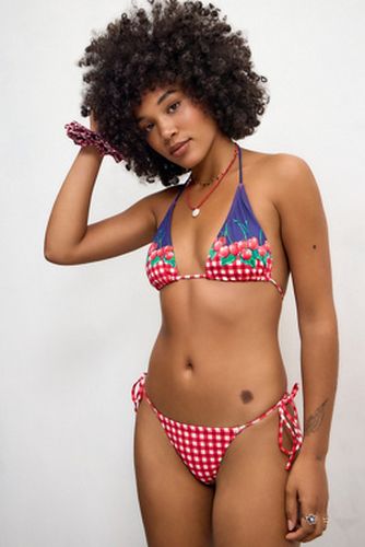 Bas de bikini Cherry Pie noués sur les côtés en taille: UK 6 - Damson Madder - Modalova
