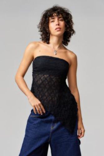 UO Indie Lace Asymmetric Bandeau Top par en taille: Small - Urban Outfitters - Modalova