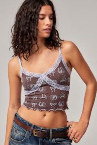 Haut Cami Western Croix en Dentelle UO par en taille: XS - Urban Outfitters - Modalova