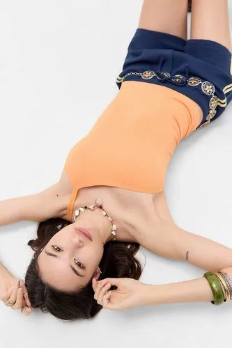 Haut sans couture à une épaule UO Zoe par en taille: XS - Urban Outfitters - Modalova