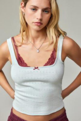UO Truly Double Layer Cami par en Blue taille: XS - Urban Outfitters - Modalova