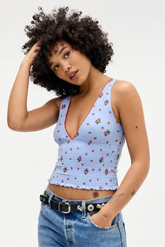 Verity Shirred Floral Print Top en taille: XL - Kimchi Blue - Modalova