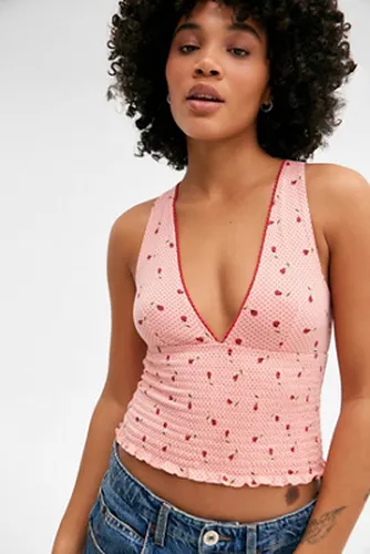 Verity Shirred Floral Print Top en taille: XS - Kimchi Blue - Modalova