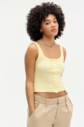 Maeve Button-Through Top en taille: Large - BDG - Modalova