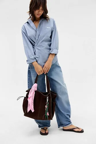 Sac fourre-tout en suédine trapèze en taille: TAILLE UNIQUE - BDG - Modalova