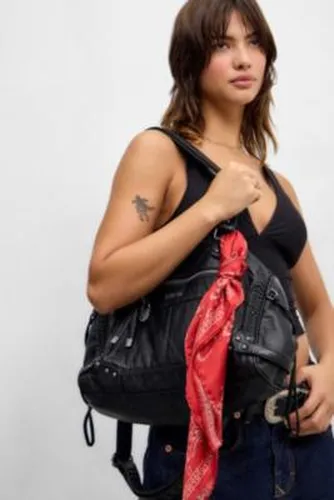 Sac Cindy en Similicuir Délavé avec Détail Foulard en taille: TAILLE UNIQUE - BDG - Modalova