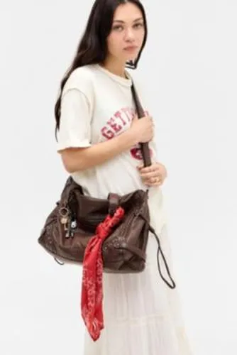 Sac Cindy en Similicuir Délavé avec Détail Foulard en taille: TAILLE UNIQUE - BDG - Modalova