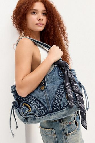 Sac à bandoulière en denim à boucle Chiara en taille: TAILLE UNIQUE - BDG - Modalova