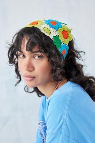 Foulard en tricot imprimé floral - Urban Outfitters - Modalova