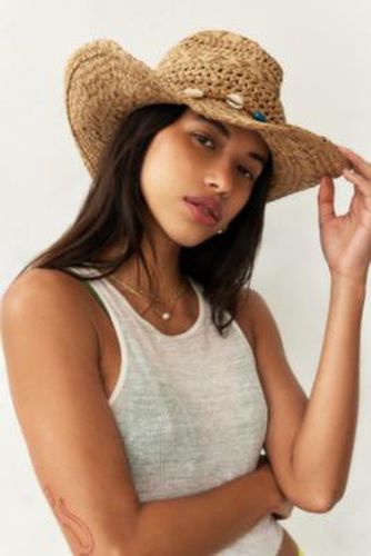 UO - Chapeau de cowboy en paille par en Neutre - Urban Outfitters - Modalova