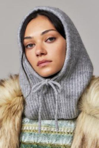 UO Flat Knit Hood par en taille: TAILLE UNIQUE - Urban Outfitters - Modalova