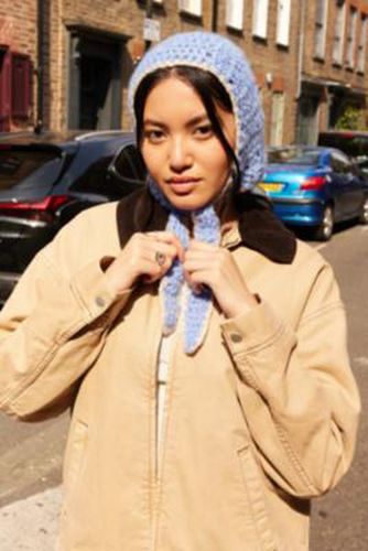 Bonnet en maille contrastée UO par en Blue - Urban Outfitters - Modalova