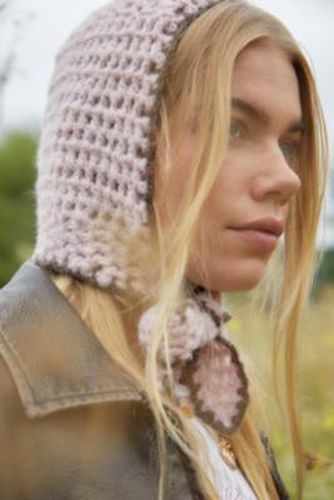 Bonnet en maille contrastée UO par en taille: TAILLE UNIQUE - Urban Outfitters - Modalova