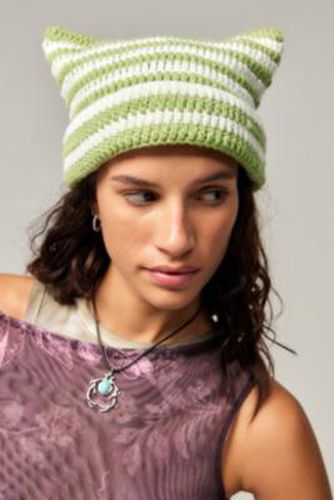 Bonnet en crochet UO Ears par en taille: TAILLE UNIQUE - Urban Outfitters - Modalova