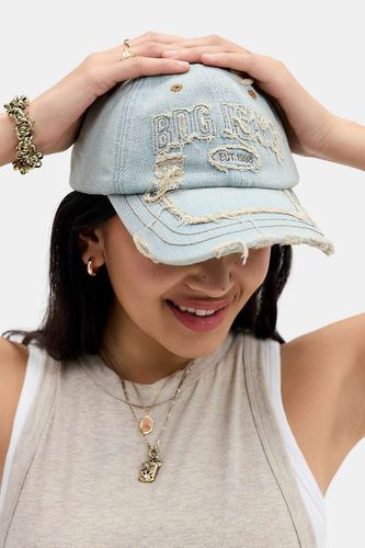 Casquette en denim à appliqué en taille: TAILLE UNIQUE - BDG - Modalova