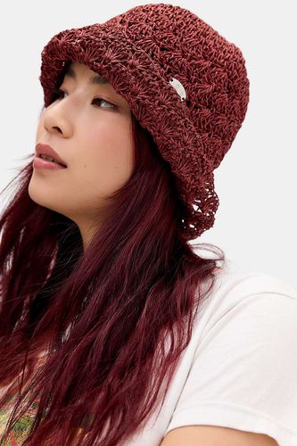 Chapeau Bob Tulipe en Raphia en taille: TAILLE UNIQUE - Damson Madder - Modalova