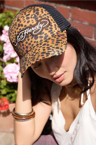 Casquette Trucker 5 Panneaux Imprimé Léopard en taille: TAILLE UNIQUE - Ed Hardy - Modalova