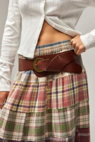 Ceinture en cuir asymétrique UO par en taille: Small/Medium - Urban Outfitters - Modalova