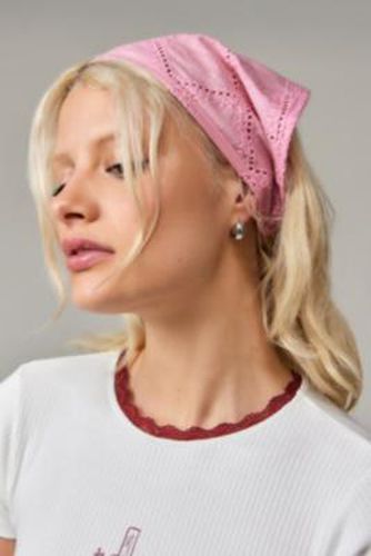UO - Foulard en coton à carreaux par en Rose - Urban Outfitters - Modalova