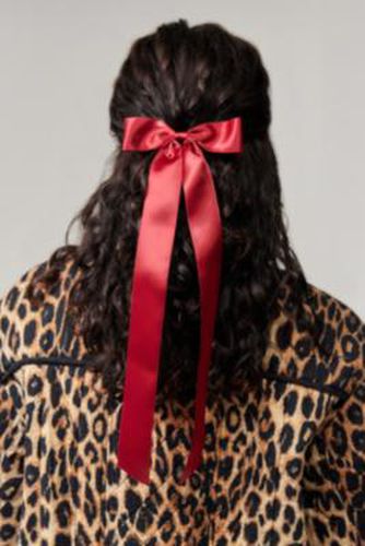 Barrette avec long naud en satin par en taille: TAILLE UNIQUE - Urban Outfitters - Modalova