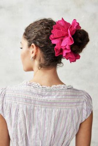 Chouchou en coton avec de la dentelle par en Pink - Urban Outfitters - Modalova