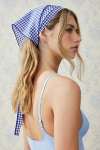 UO - Foulard à carreaux vichy par en Bleu - Urban Outfitters - Modalova