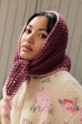 Foulard en maille contrastée par en Pink - Urban Outfitters - Modalova