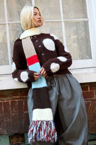 Écharpe étroite à rayures UO Esme par en taille: TAILLE UNIQUE - Urban Outfitters - Modalova