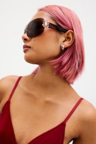 UO - Lunettes de soleil style masque Gabriella par en taille: TAILLE UNIQUE - Urban Outfitters - Modalova