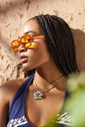 UO - Lunettes de soleil carrées vintage Izzy par en Miel - Urban Outfitters - Modalova
