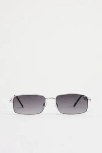 Lunettes de soleil rectangulaires en métal UO Jen par en taille: TAILLE UNIQUE - Urban Outfitters - Modalova