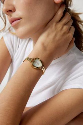 UO Heart Link Watch en taille: TAILLE UNIQUE - Urban Outfitters - Modalova