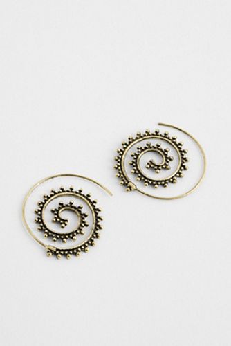 Ornate Spiral Hoop Earrings taille: TAILLE UNIQUE - Silence + Noise - Modalova