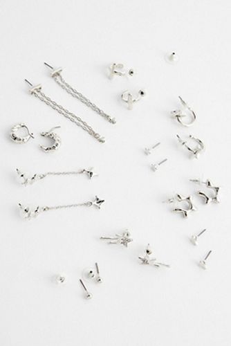 Boucles d'oreilles empilables en croix - Lot de 10 en taille: TAILLE UNIQUE - Silence + Noise - Modalova