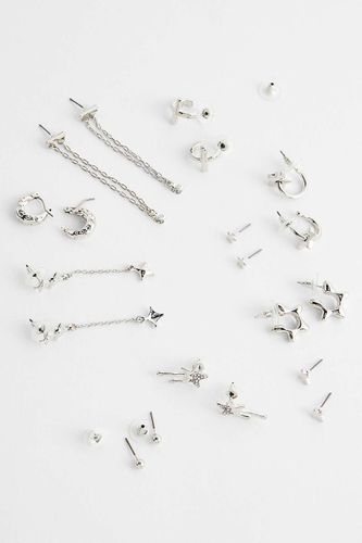 Boucles d'oreilles empilables en croix - Lot de 10 en taille: TAILLE UNIQUE - Silence + Noise - Modalova