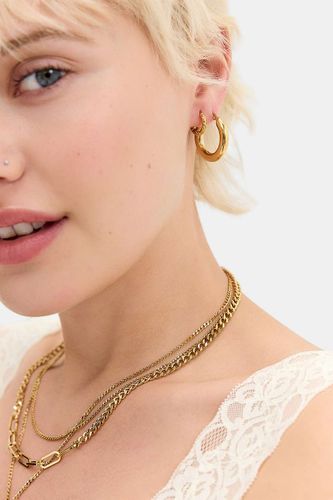 Ensemble de 3 boucles d'oreilles créoles mixtes UO par taille: TAILLE UNIQUE - Urban Outfitters - Modalova