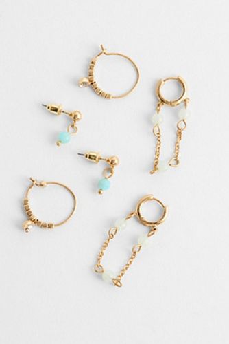 Lot de 3 boucles d'oreilles charm soleil taille: TAILLE UNIQUE - Silence + Noise - Modalova